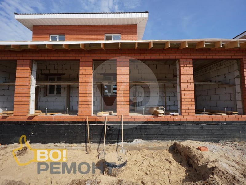 Строительство пристроя к коттеджу-102